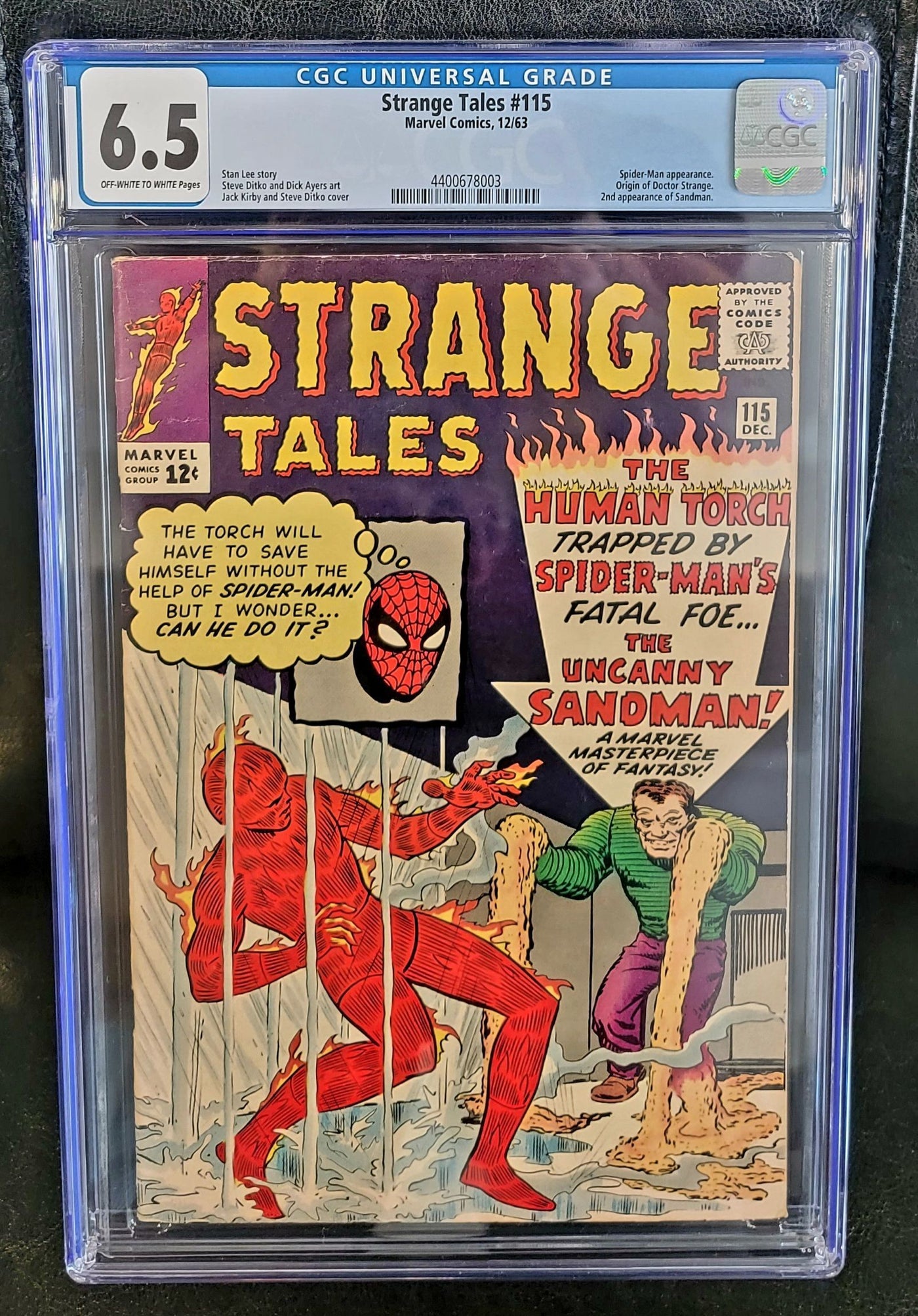 Strange Tales #115 (1963) Origin doctor strange. 2nd app. Sandman