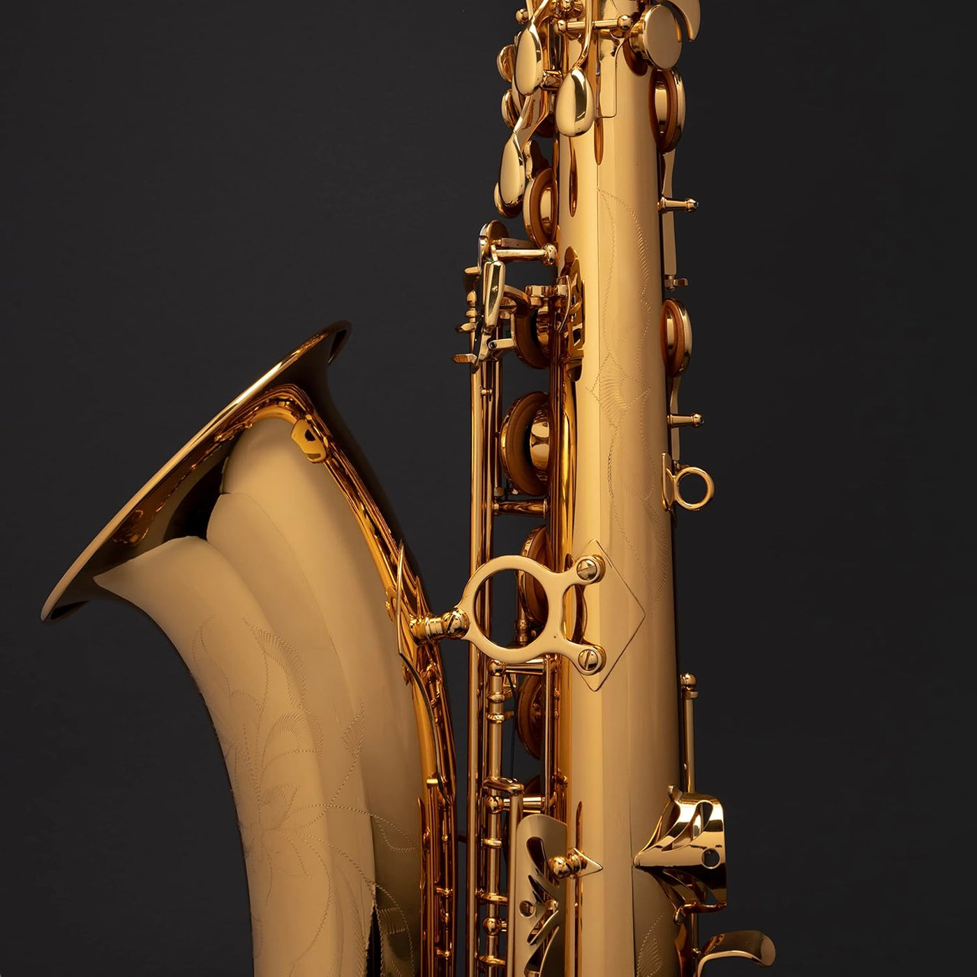 Saxophone Herche Superior Bb Tenor Saxophone X3 | Professional Instruments for All Levels | High F# Key | Educator Approved & Service Plan