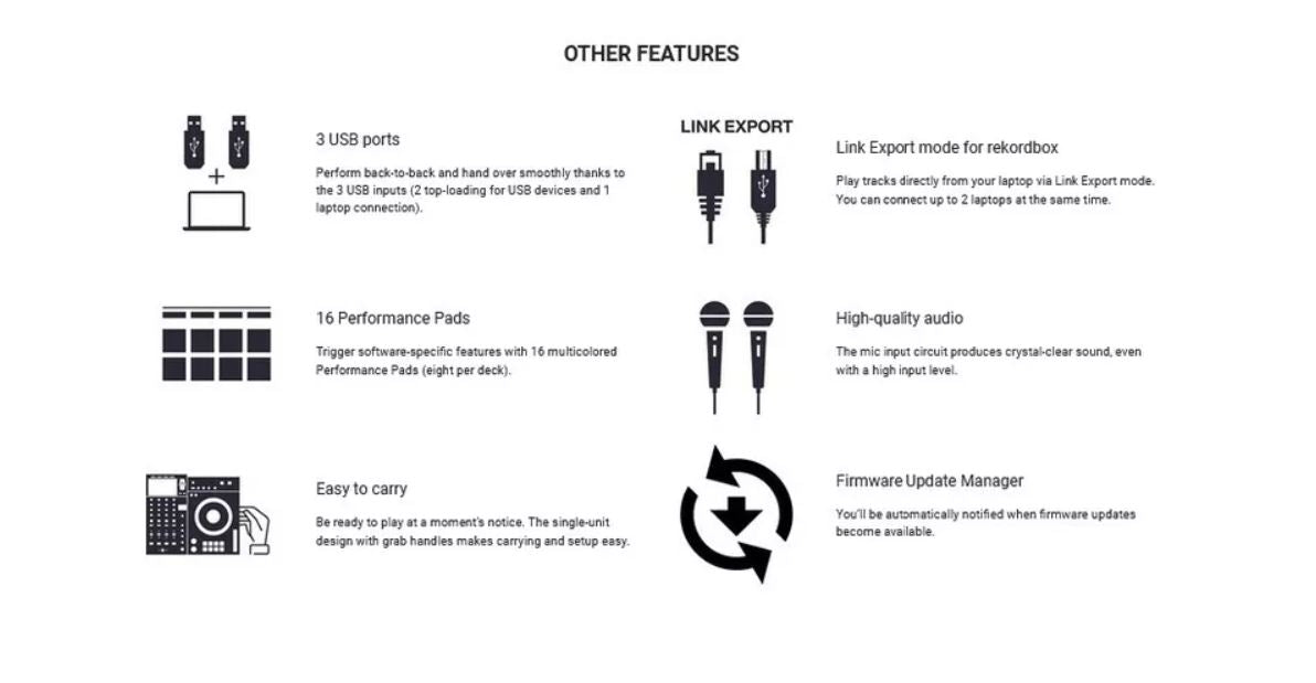 Pioneer DJ XDJ-XZ All In One 4-ch DJ System, with rekordbox DJ Software License